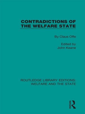cover image of Contradictions of the Welfare State